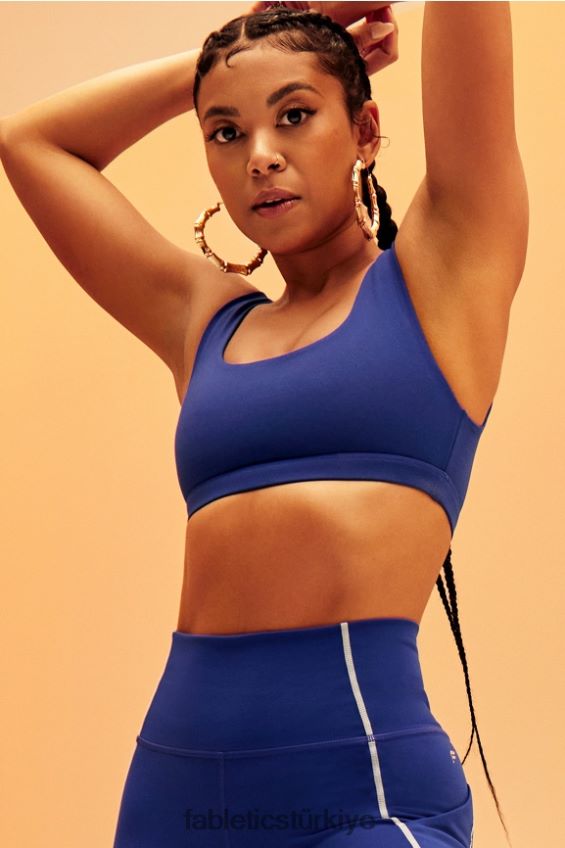 tr Fabletics kadınlar lola düşük etkili spor sutyeni klasik mavi 40R06B1619