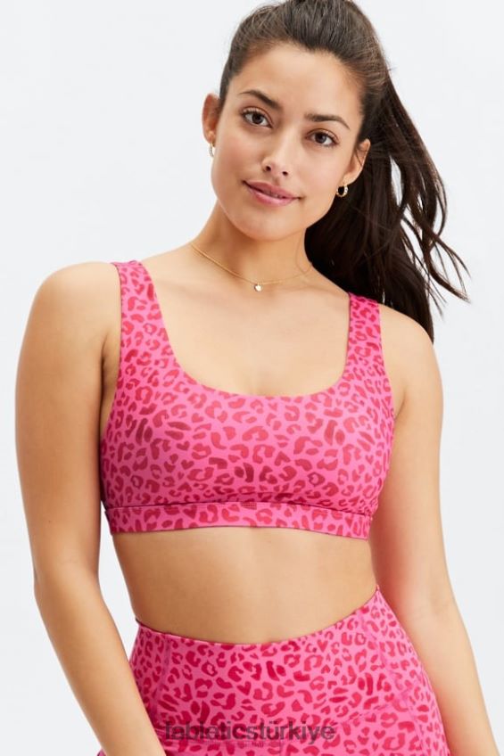tr Fabletics kadınlar lola düşük etkili spor sutyeni leopar öpücüğü 40R06B1618