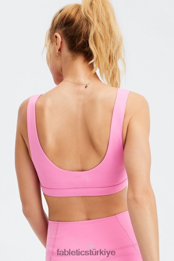 tr Fabletics kadınlar lola düşük etkili spor sutyeni mermer pembe 40R06B1616