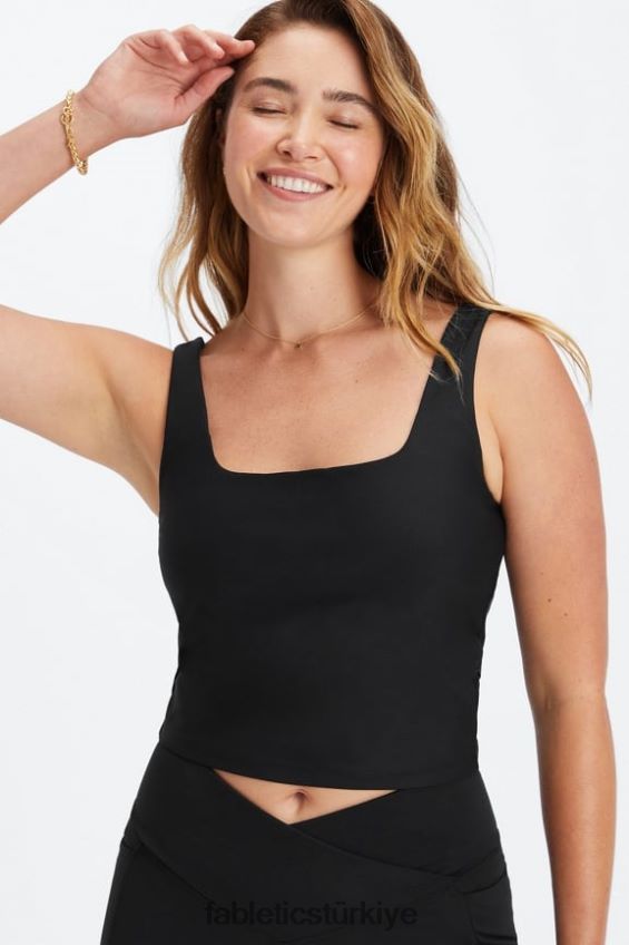 tr Fabletics kadınlar lydia yerleşik sütyen tankı siyah 40R06B1563