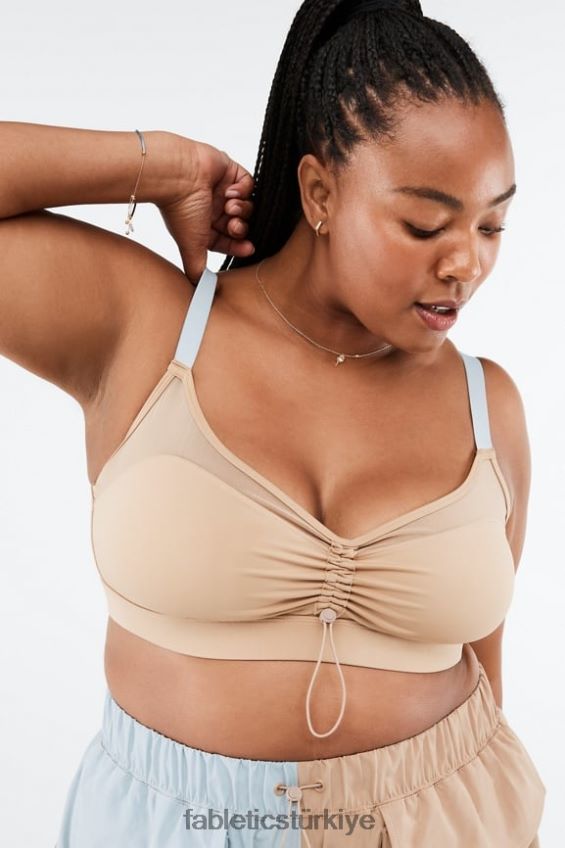 tr Fabletics kadınlar makayla düşük etkili spor sutyeni çöl/mavi taş 40R06B1634