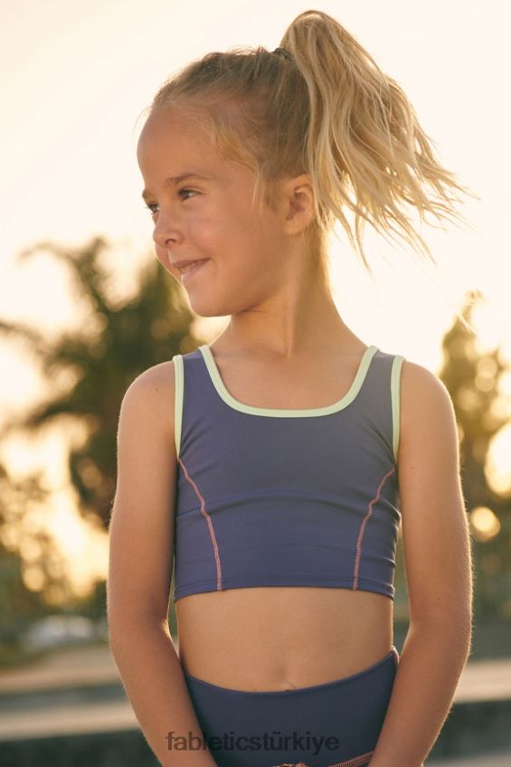 tr Fabletics kadınlar mini catalina dahili sütyen tankı derin kobalt çok 40R06B1593