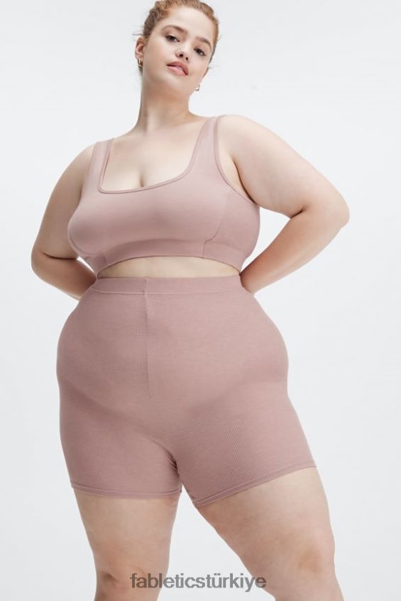 tr Fabletics kadınlar restoreknit arkası açık bralet iz tozu 40R06B1553