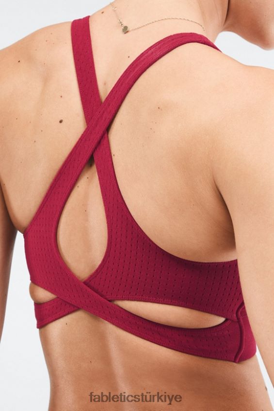 tr Fabletics kadınlar sıçrama yapmayan şekillendirilmiş sütyen kiraz patlaması 40R06B1645