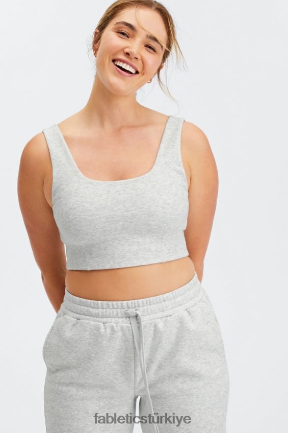 tr Fabletics kadınlar sonbahar düşük etkili spor sutyeni açık gri funda 40R06B1599