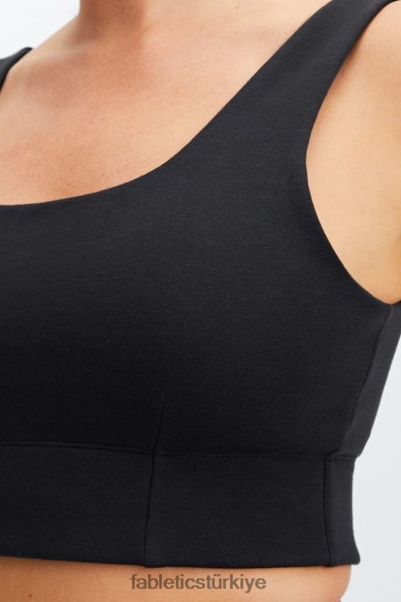 tr Fabletics kadınlar sonbahar düşük etkili spor sutyeni siyah 40R06B1597