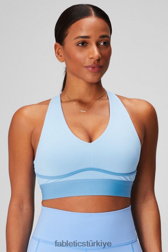 tr Fabletics kadınlar tüm gün her gün sutyen 100 bluebell/mavi çiçek 40R06B1465