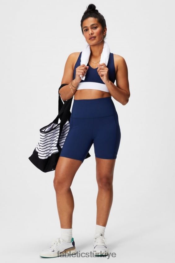 tr Fabletics kadınlar tüm gün her gün sutyen 100 üniversite laciverti/klasik beyaz 40R06B1462