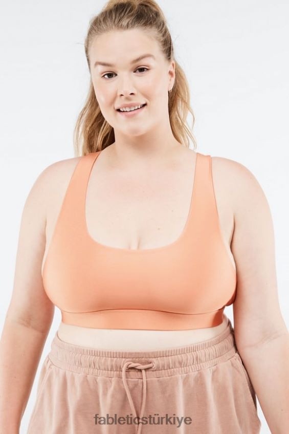tr Fabletics kadınlar yesi parlatıcı düşük etkili spor sutyeni taze kayısı parlaklığı 40R06B1642