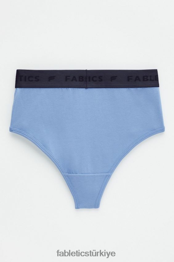 tr Fabletics kadınlar 24-7 yüksek belli külot Hollandalı mavi 40R06B2872