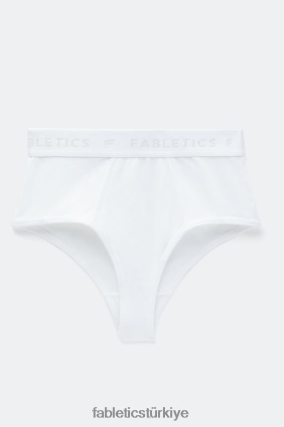 tr Fabletics kadınlar 24-7 yüksek belli külot beyaz 40R06B2860