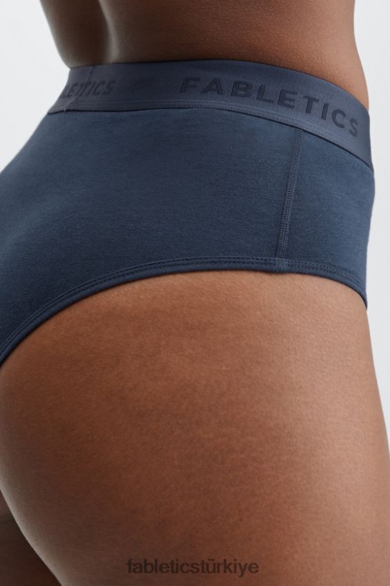 tr Fabletics kadınlar 24-7 yüksek belli külot klasik donanma 40R06B2871