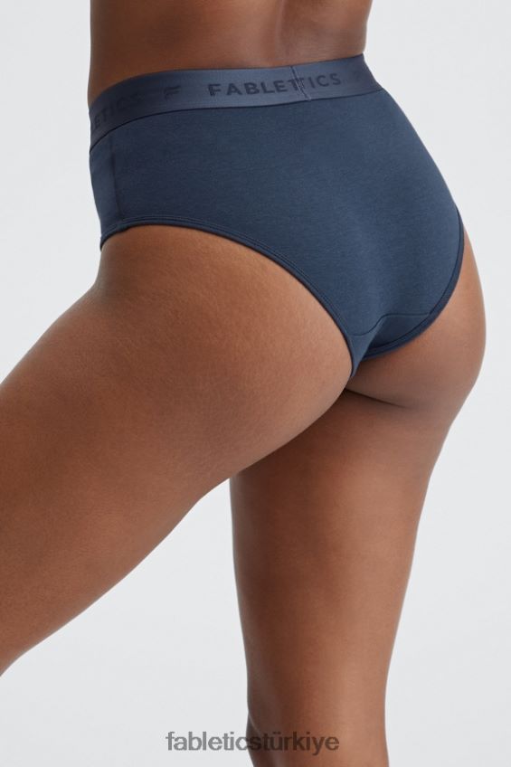 tr Fabletics kadınlar 24-7 yüksek belli külot klasik donanma 40R06B2871
