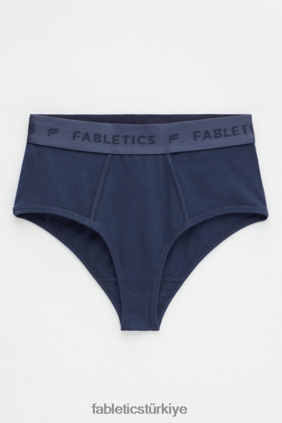 tr Fabletics kadınlar 24-7 yüksek belli külot klasik donanma 40R06B2871