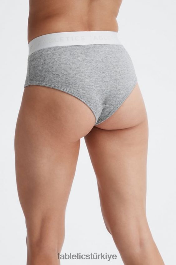 tr Fabletics kadınlar 24-7 yüksek belli külot orta gri funda 40R06B2863
