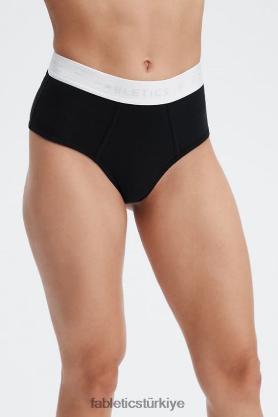 tr Fabletics kadınlar 24-7 yüksek belli külot siyah 40R06B2864