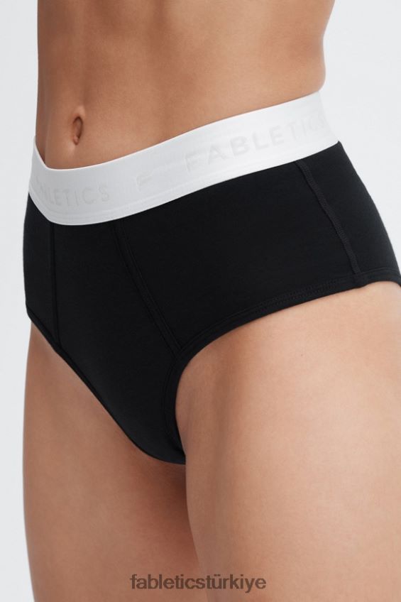 tr Fabletics kadınlar 24-7 yüksek belli külot siyah 40R06B2864