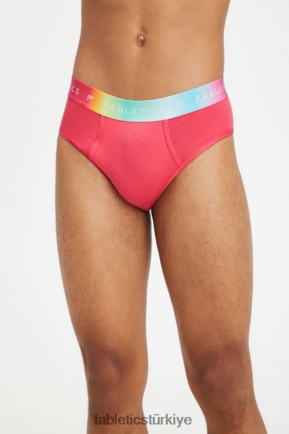 tr Fabletics kadınlar 7/24 gurur veren yüksek belli slip eflatun kırmızı 40R06B2861