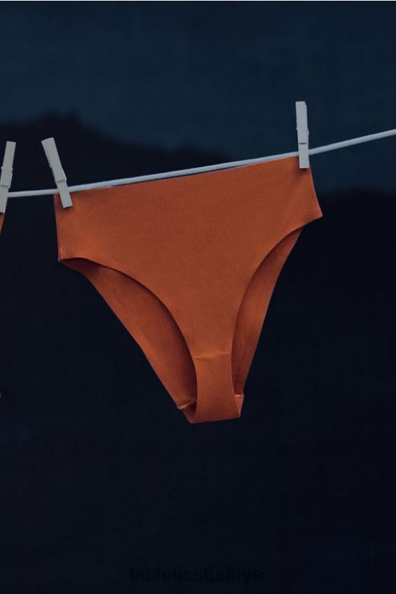 tr Fabletics kadınlar aiko hi-cut arsız gümrüklü külot yanmış tuğla 40R06B2905