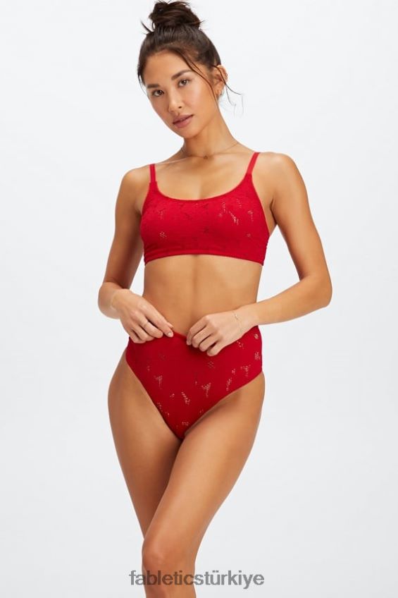 tr Fabletics kadınlar dikişsiz dantel arsız külot Tatlı Kiraz 40R06B2895