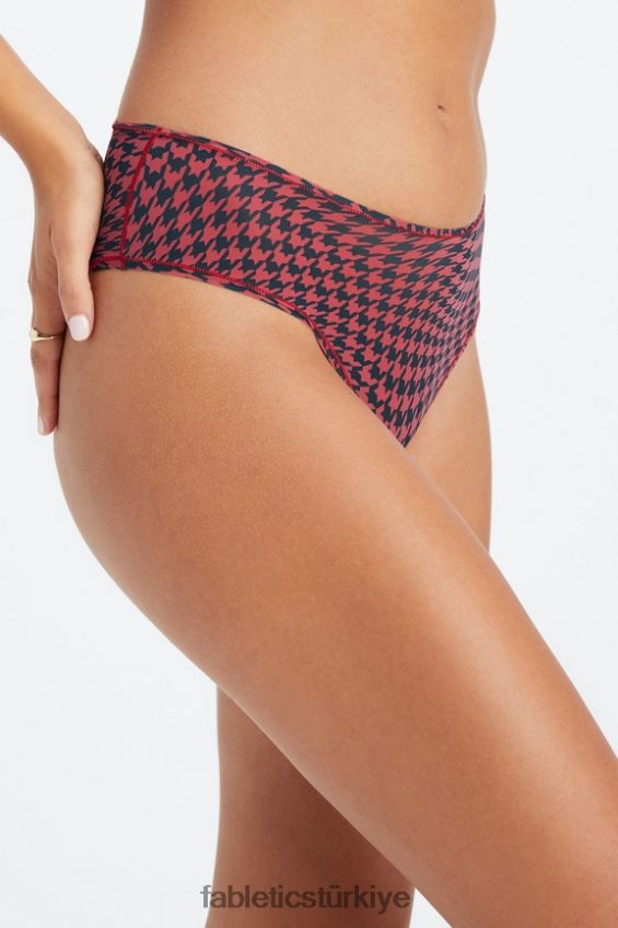 tr Fabletics kadınlar ince dokunuşlu klasik külot bükülmüş dimi 40R06B2830