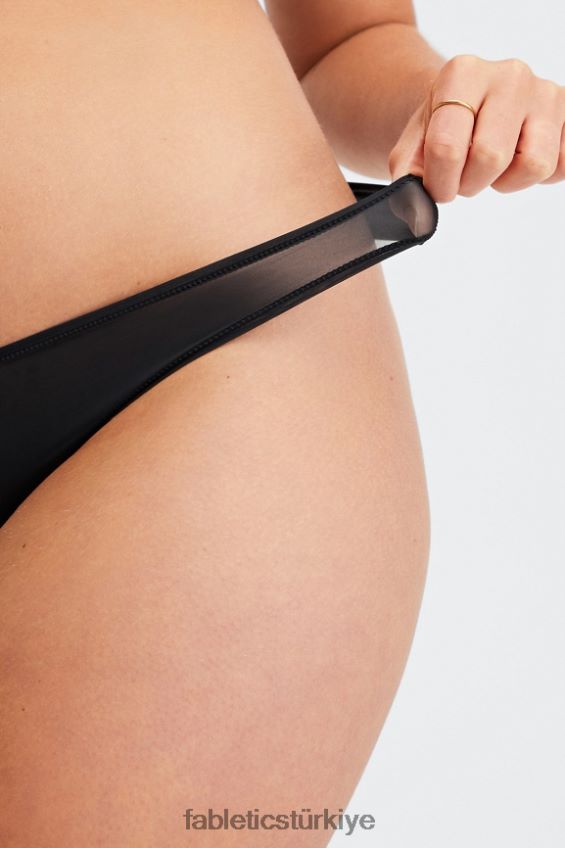 tr Fabletics kadınlar ince dokunuşlu tanga siyah 40R06B2844