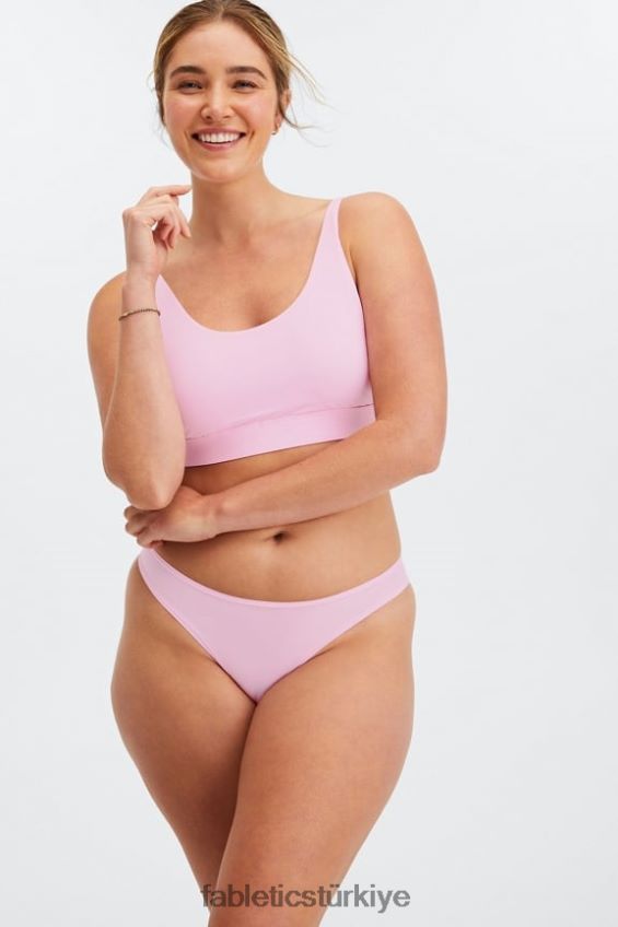 tr Fabletics kadınlar ince dokunuşlu tanga tatlı pembe 40R06B2843
