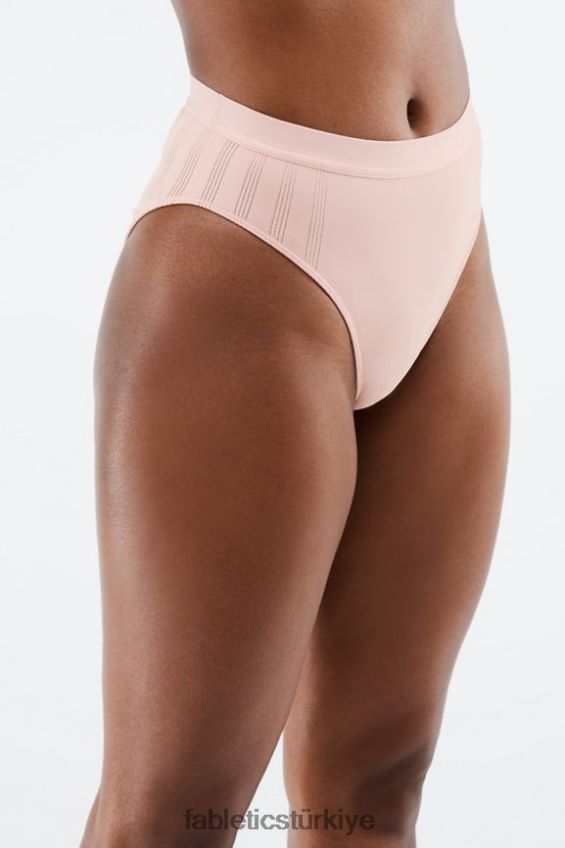 tr Fabletics kadınlar yüksek belli şekillendirilmiş külot tozlu rozet 40R06B2854