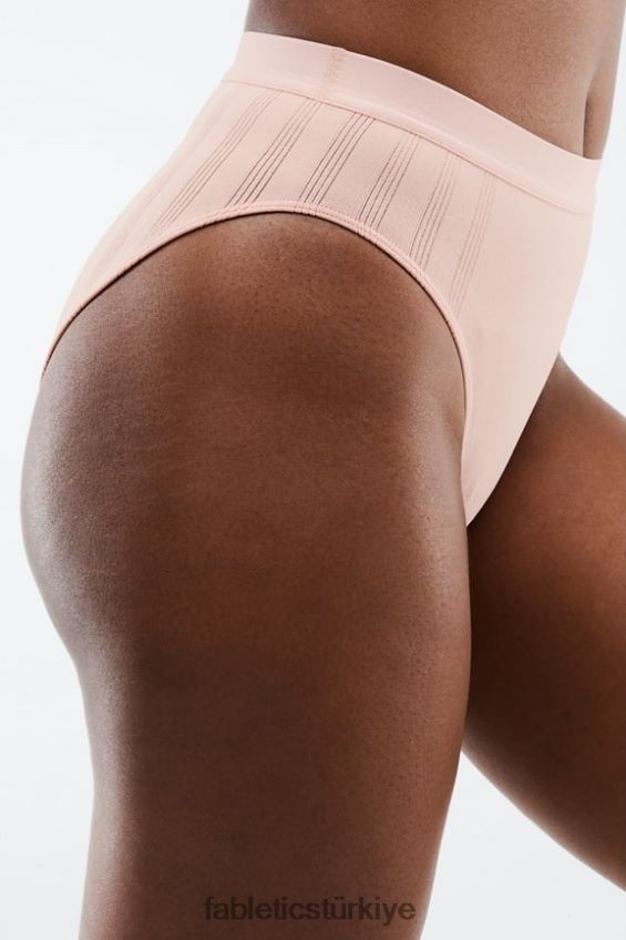 tr Fabletics kadınlar yüksek belli şekillendirilmiş külot tozlu rozet 40R06B2854