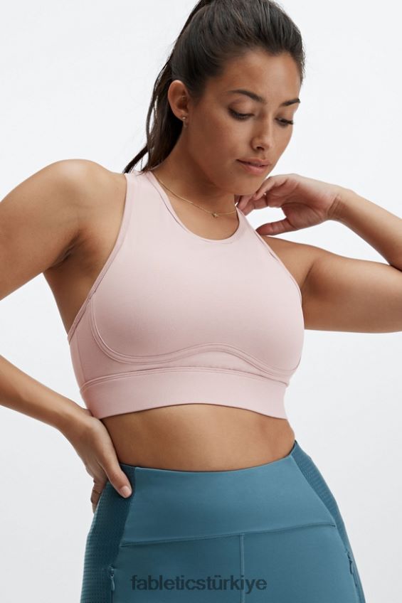 tr Fabletics kadınlar Blare çapraz sırtlı orta etkili spor sutyeni iz tozu 40R06B1883
