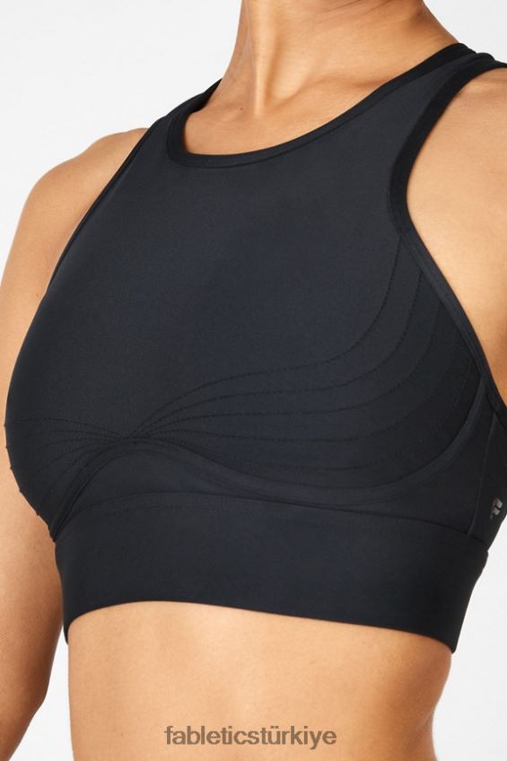 tr Fabletics kadınlar Blare orta etkili spor sutyeni ii siyah 40R06B1904