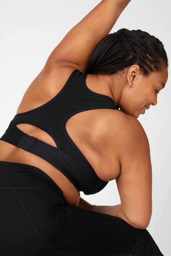tr Fabletics kadınlar Blare orta etkili spor sutyeni ii siyah 40R06B1905