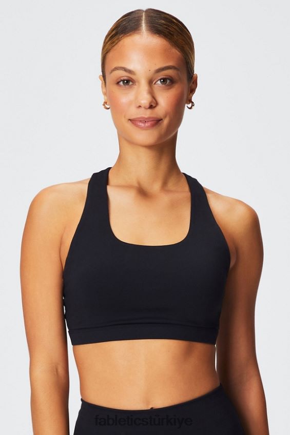 tr Fabletics kadınlar boost orta etkili spor sutyeni 119 siyah/vurgulayıcı dalgalı çita 40R06B1780