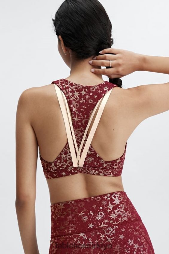 tr Fabletics kadınlar boost orta etkili spor sutyeni 121 porto şarabı yıldız tozu/altın 40R06B1787