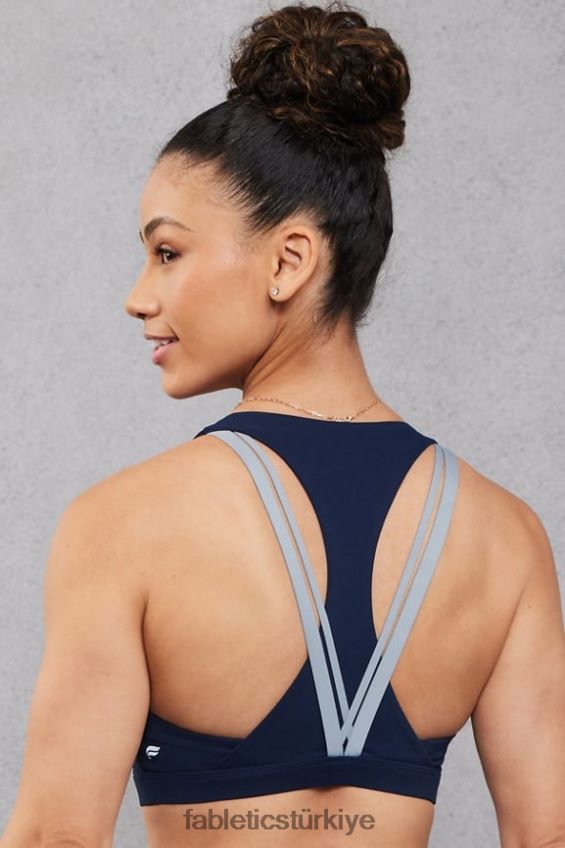 tr Fabletics kadınlar boost orta etkili spor sutyeni 123 derin donanma/yağmur bulutu 40R06B1799