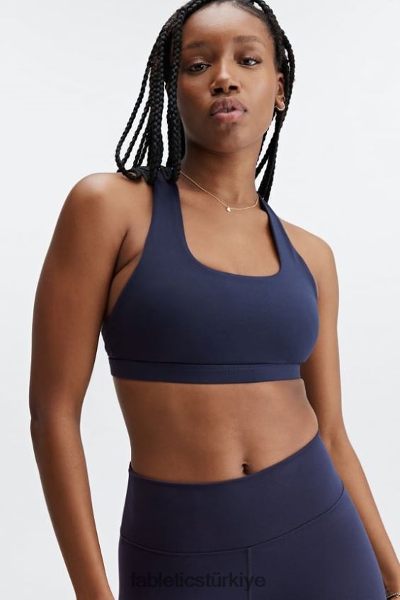 tr Fabletics kadınlar boost orta etkili spor sutyeni 123 derin donanma/yağmur bulutu 40R06B1799