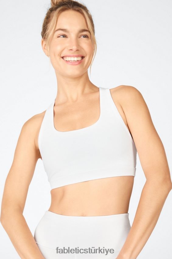 tr Fabletics kadınlar boost orta etkili spor sutyeni 124 beyaz/limon damlası/portakal şerbeti 40R06B1804