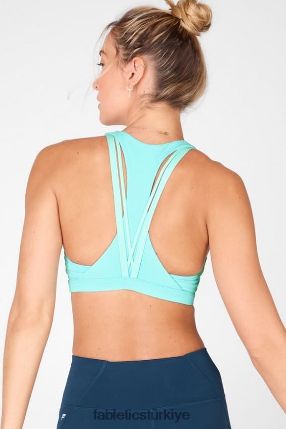tr Fabletics kadınlar boost orta etkili spor sutyeni 126 mavi çan 40R06B1814
