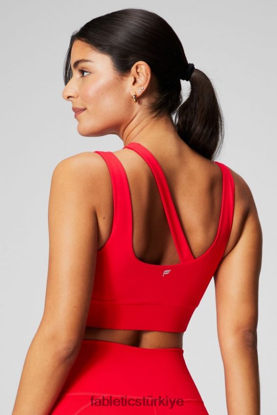 tr Fabletics kadınlar callie orta etkili spor sutyeni klasik kiraz 40R06B1736