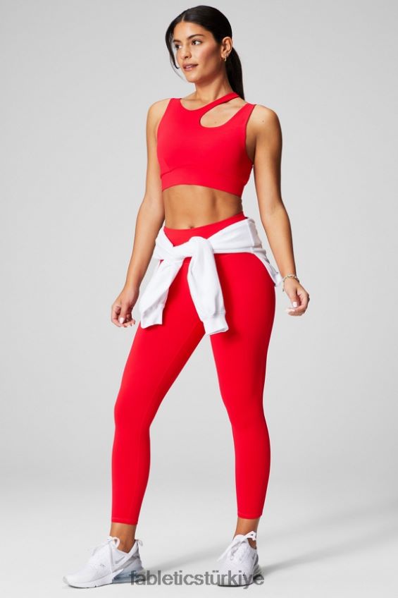 tr Fabletics kadınlar callie orta etkili spor sutyeni klasik kiraz 40R06B1736