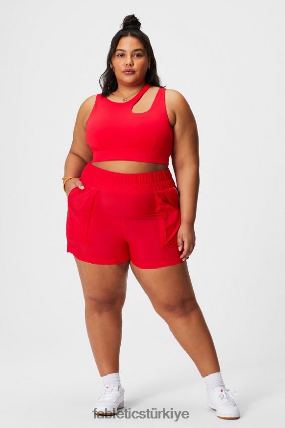 tr Fabletics kadınlar callie orta etkili spor sutyeni klasik kiraz 40R06B1737