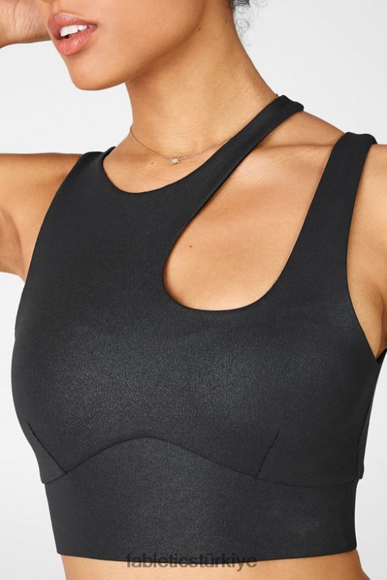 tr Fabletics kadınlar callie orta etkili spor sutyeni siyah serap 40R06B1933