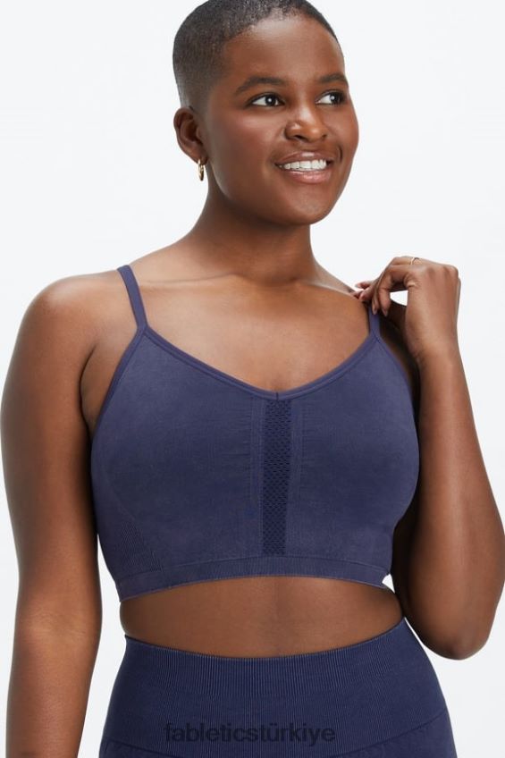 tr Fabletics kadınlar dikişsiz bralet senkronizasyonu yıkanmış derin donanma 40R06B2818