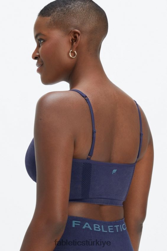 tr Fabletics kadınlar dikişsiz bralet senkronizasyonu yıkanmış derin donanma 40R06B2818
