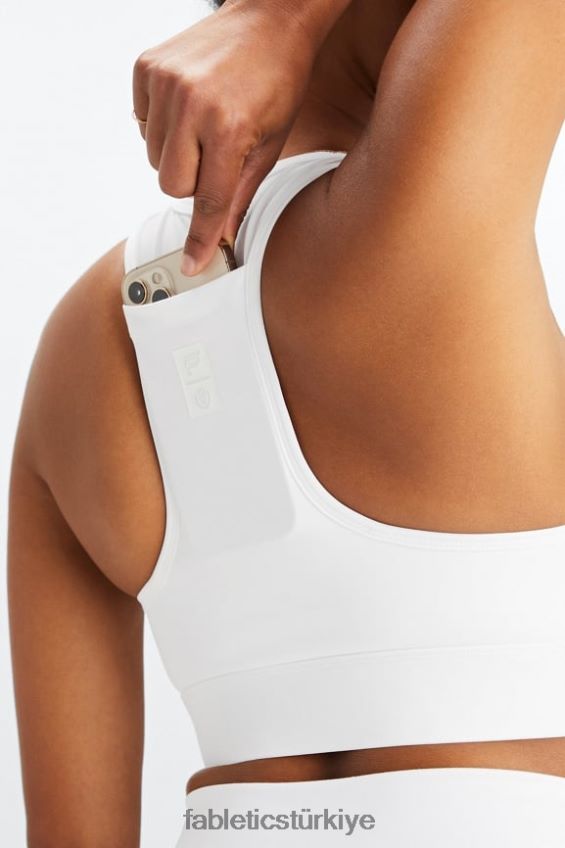 tr Fabletics kadınlar evrensel tenis hareket halindeyken spor sutyeni parlak beyaz 40R06B1756