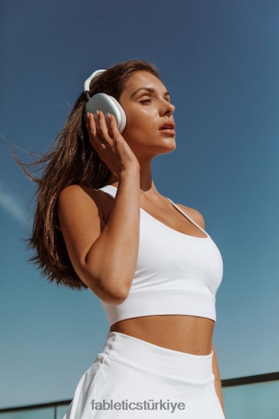 tr Fabletics kadınlar evrensel tenis hareket halindeyken spor sutyeni parlak beyaz 40R06B1756