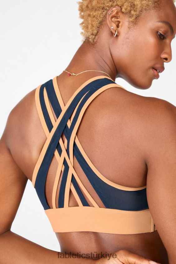 tr Fabletics kadınlar faye orta etkili spor sutyeni driftscape/gök gürültüsü 40R06B1913