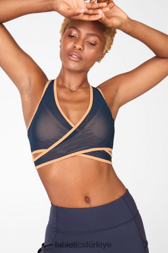 tr Fabletics kadınlar faye orta etkili spor sutyeni driftscape/gök gürültüsü 40R06B1913
