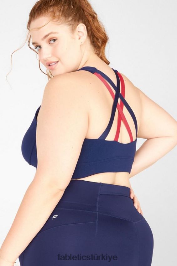 tr Fabletics kadınlar freya heykeltraş sporcu sütyeni uçurum/kızıl 40R06B1902