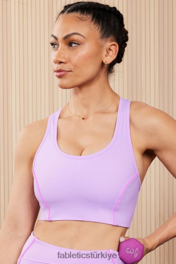tr Fabletics kadınlar hareket halinde orta etkili spor sutyeni 112 mor kozmo/pembe kaçış 40R06B1743